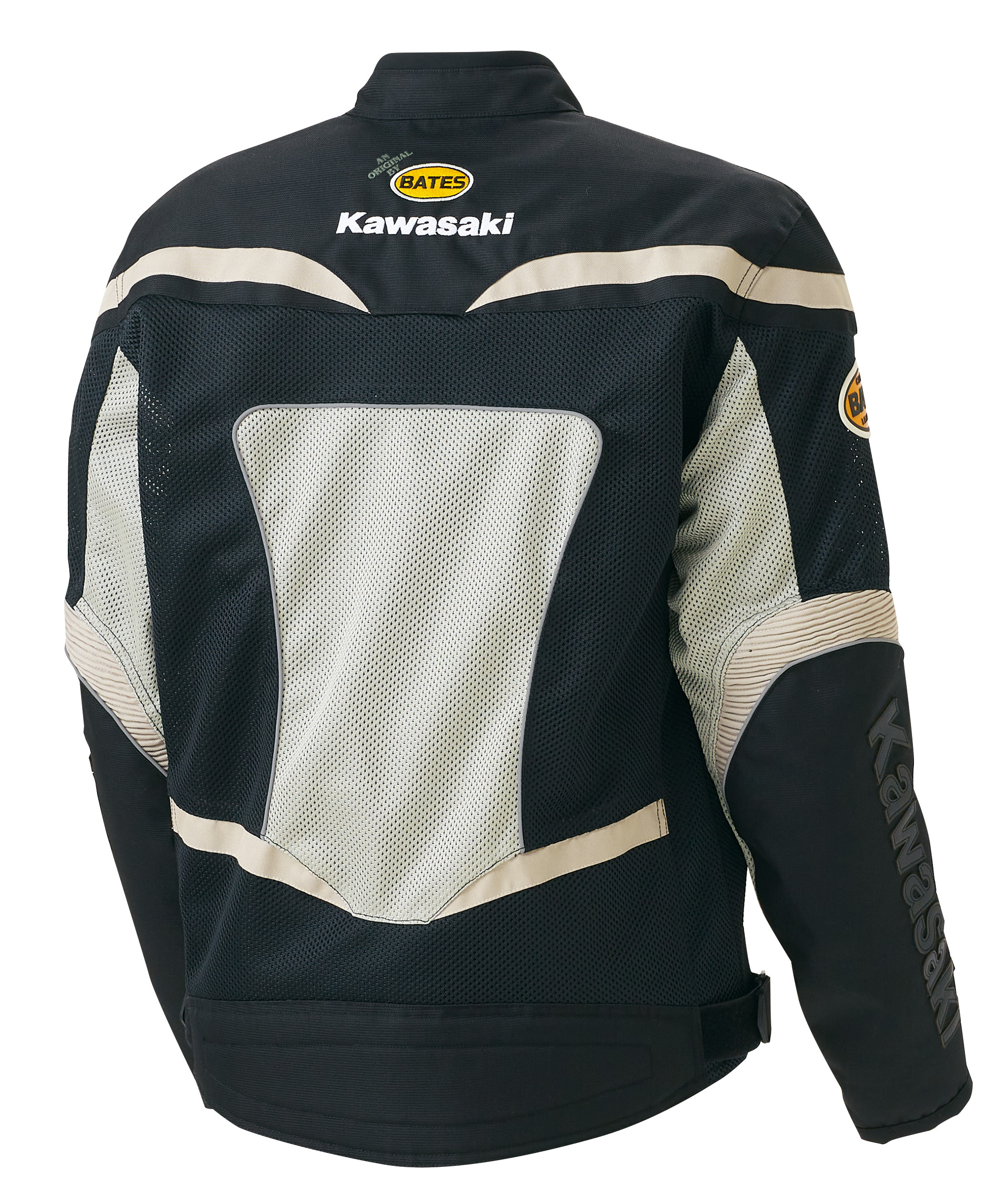 カワサキ KM-1クールメッシュジャケット ブラック／シルバー LL